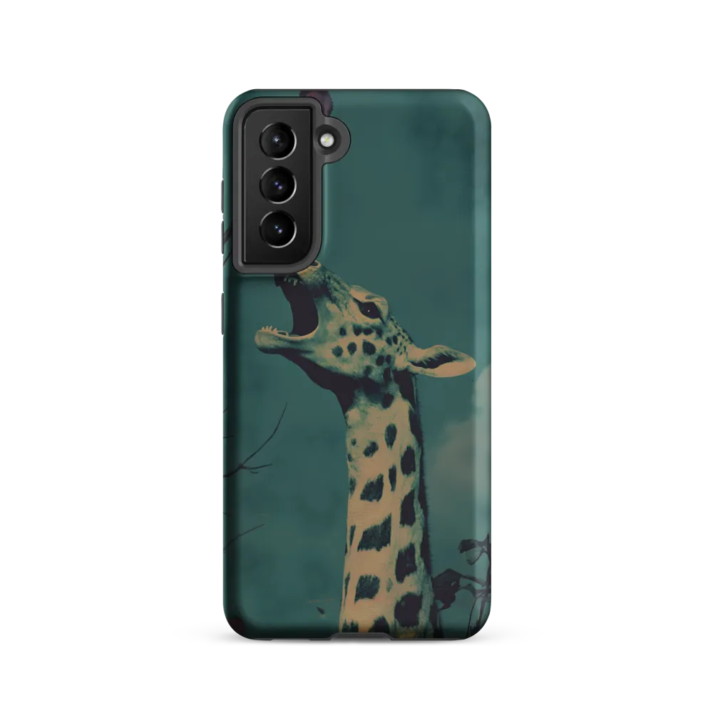 Whispers of the Tall: A Surreal Giraffe Encounter
