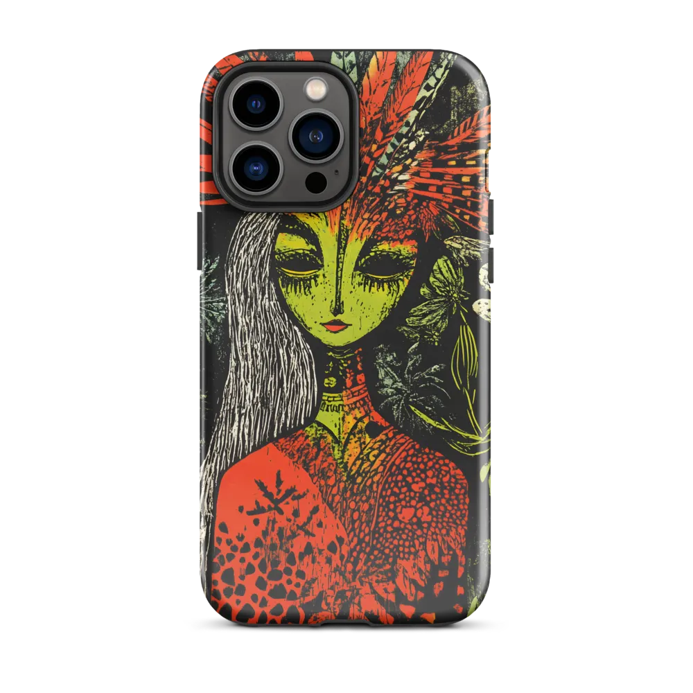 Mystical Flora: A Surreal Portrait