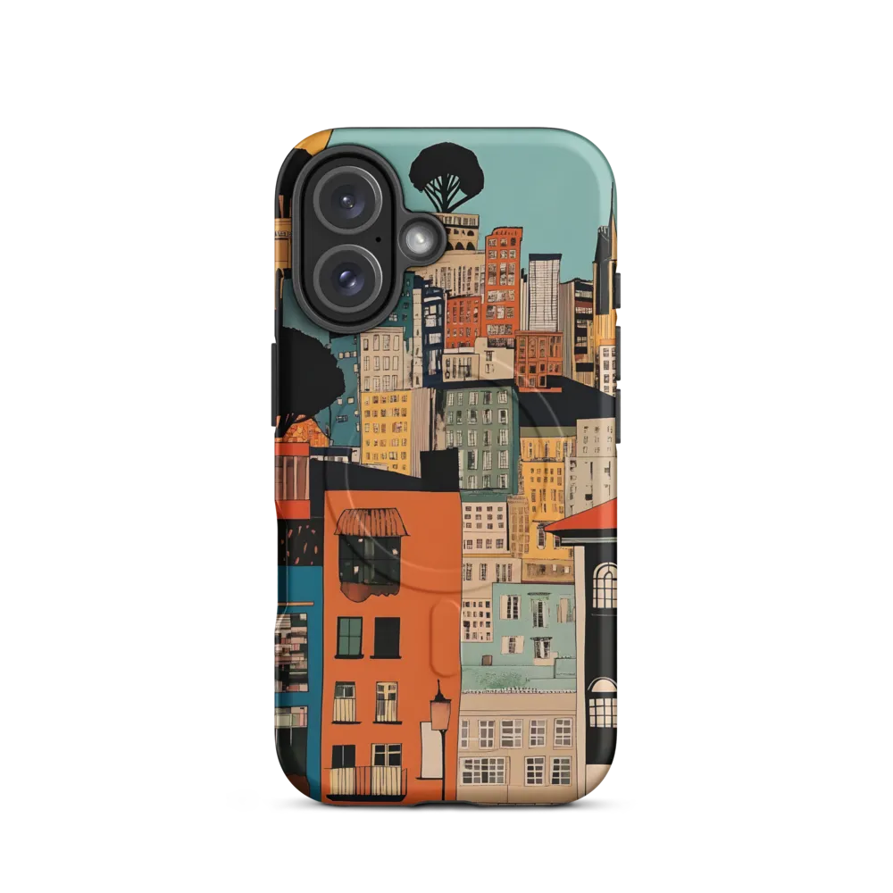 Urban Fusion: A Colorful Cityscape
