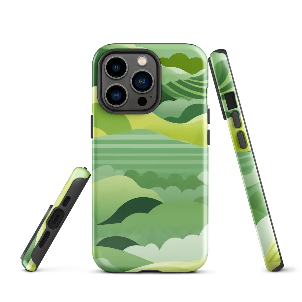Tranquility in Green Waves