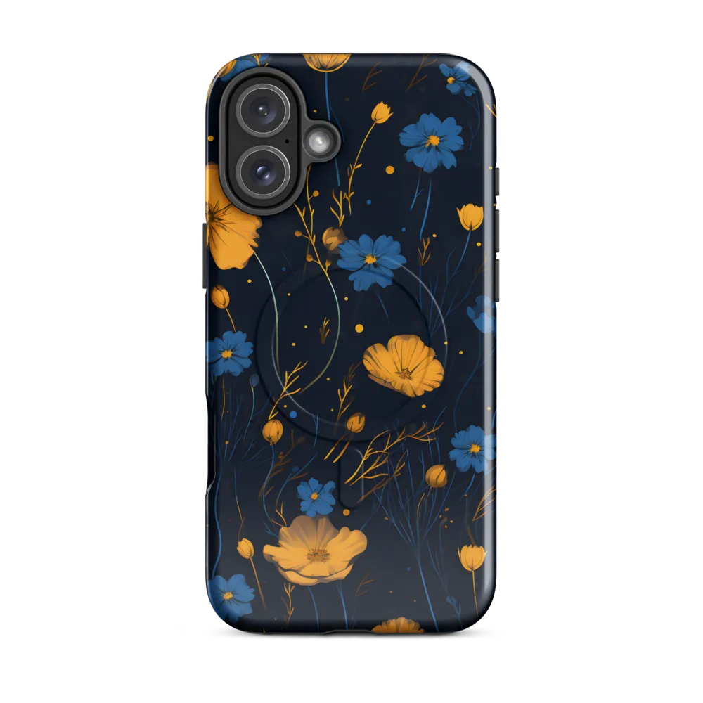 Nocturnal Blossoms | Phone Case |  16 Plus | MagSafe® Tough Case | Glossy