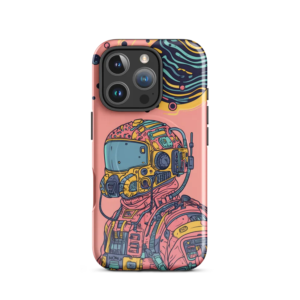 Exploration Beyond: A Digital Astronaut | Phone Case |  16 Pro | MagSafe® Tough Case | Glossy
