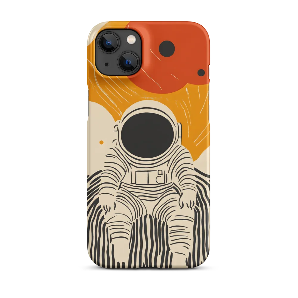 Astronaut in Cosmic Thoughts | Phone Case |  14 Plus | Snap Case | Matte