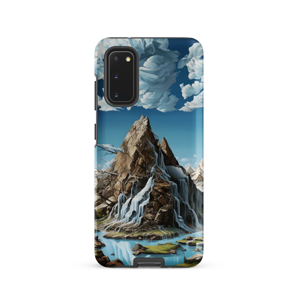 Majestic Cascade: A Mountain Masterpiece