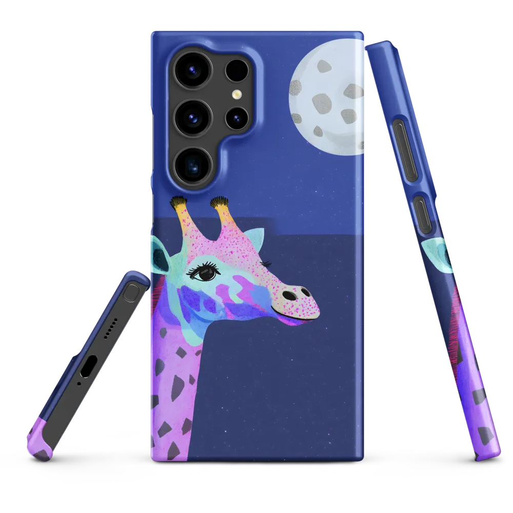 Whimsical Giraffe Under the Stars
