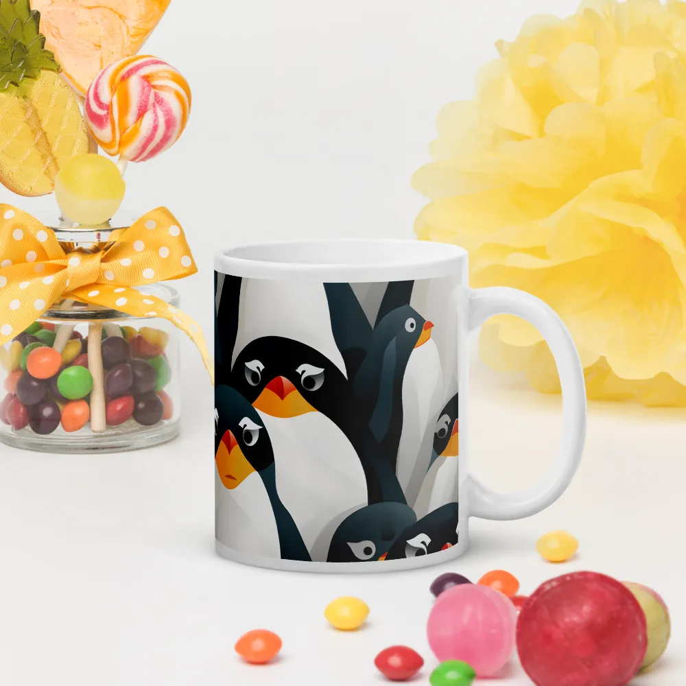 Penguin Parade | Mugs | Multiple Sizes & Colors