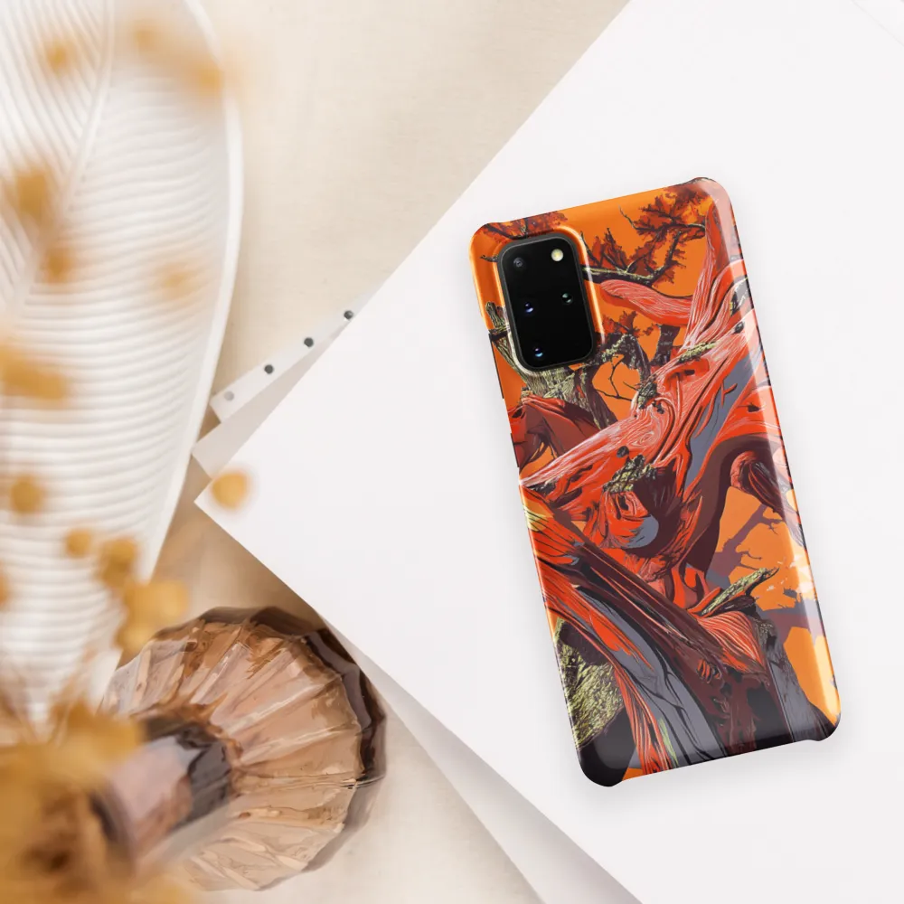 Life in Motion: An Abstract Tree | Phone Case |  S20 Plus | Snap Case | Glossy