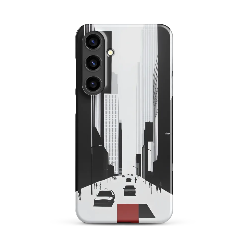 Urban Solitude: A Minimalistic Cityscape