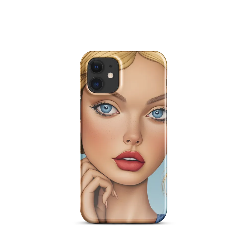 Serenity in Blue | Phone Case |  12 Mini | Snap Case | Glossy