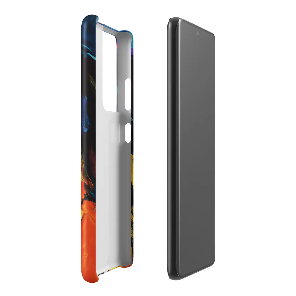 Vibrant Companions: An Expression of Canine Spirit | Phone Case |  S21 Ultra | Snap Case | Matte