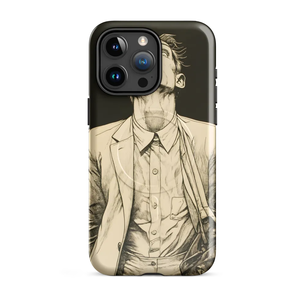 Desperate Gaze | Phone Case |  15 Pro Max | MagSafe® Tough Case | Glossy