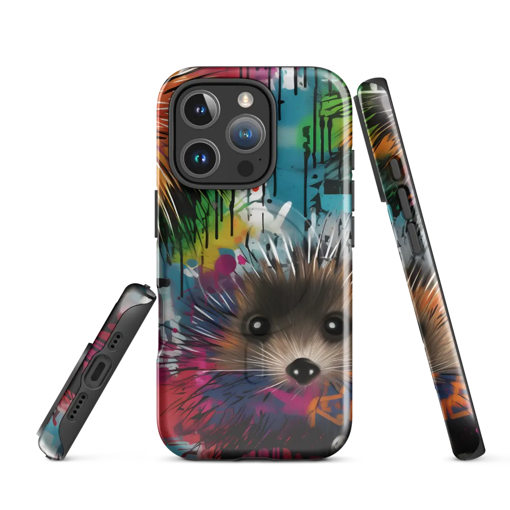 Whimsical Hedgehogs in a Kaleidoscopic Wonderland