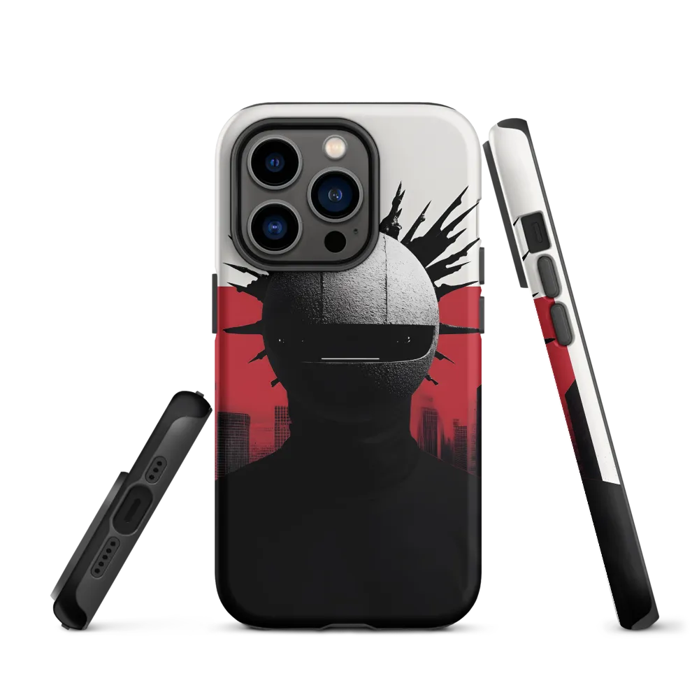 Mysterious Urban Figure | Phone Case |  14 Pro | Tough Case | Matte
