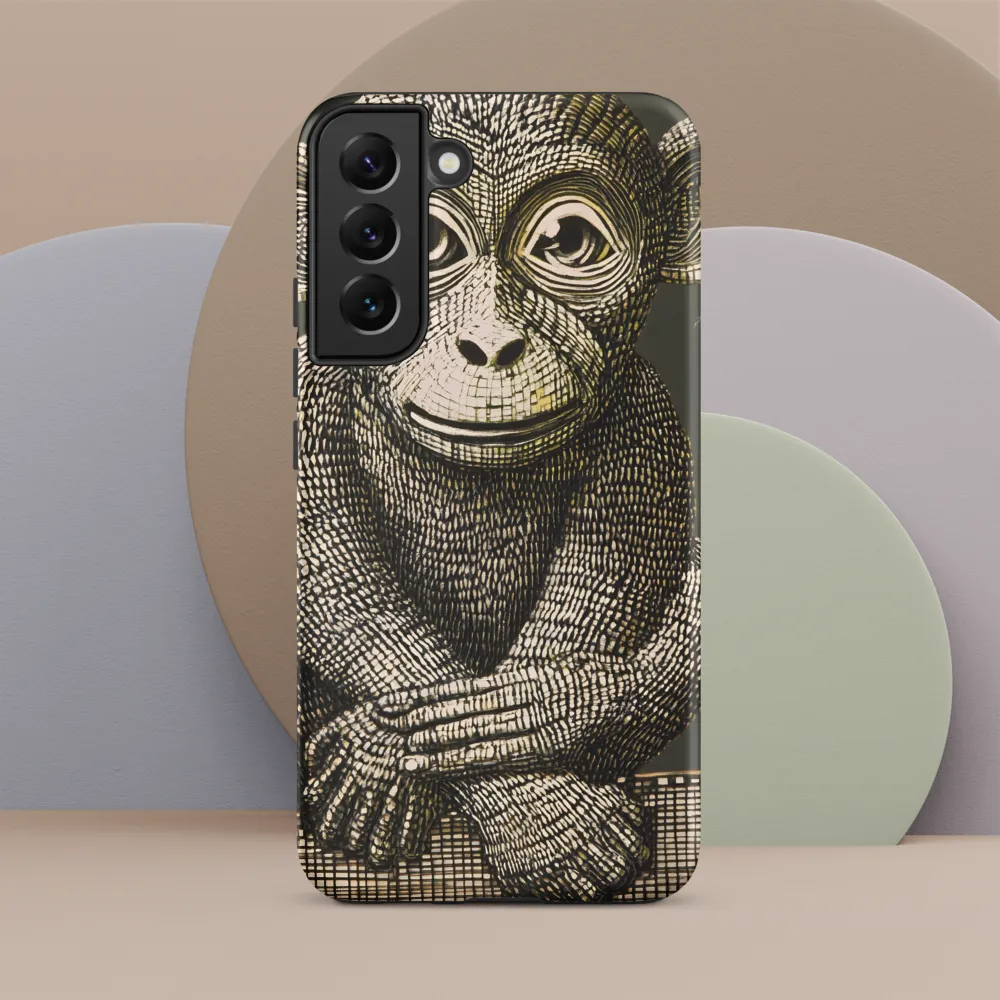 Intricate Primate Portrait