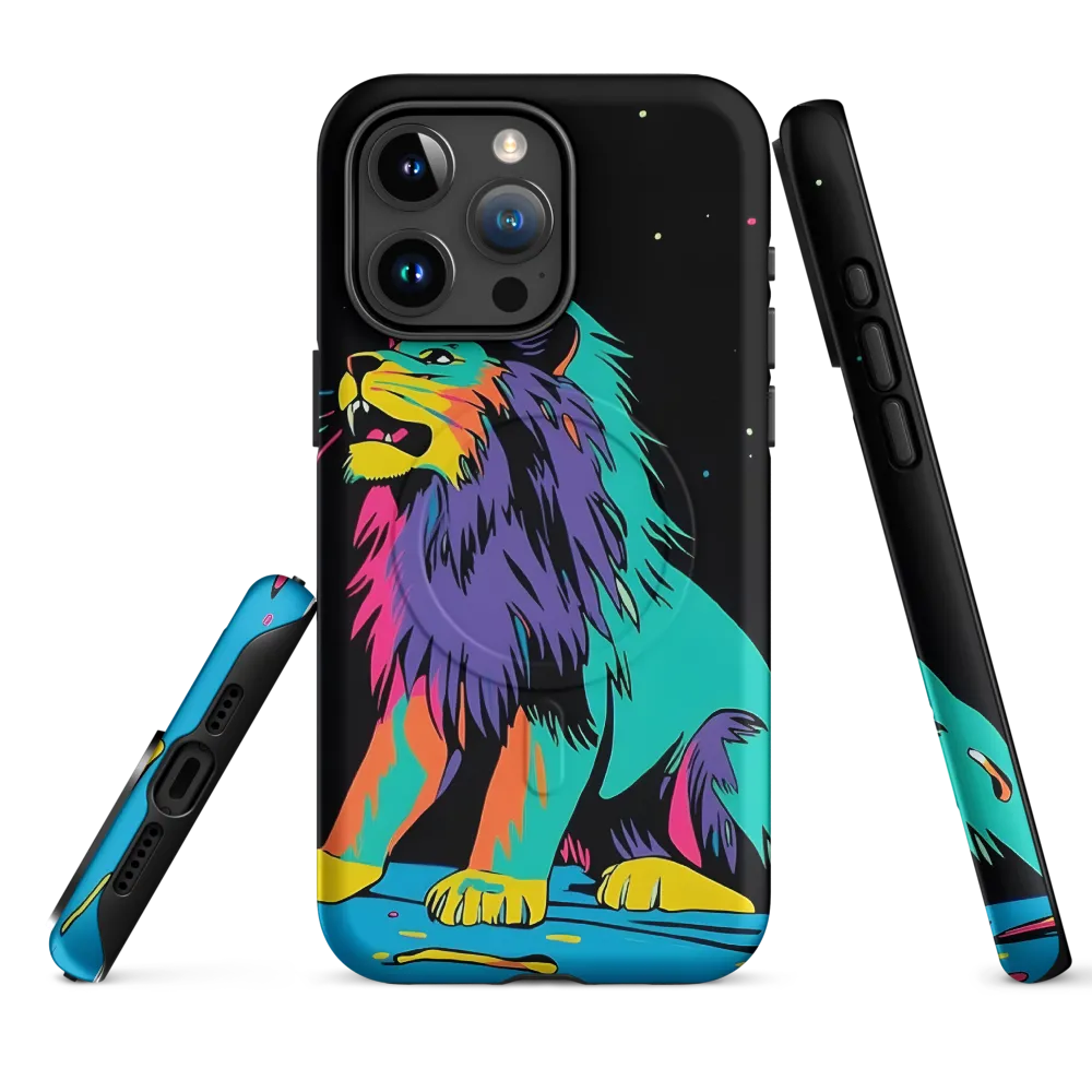 Roaring Colors: The Neon Lion