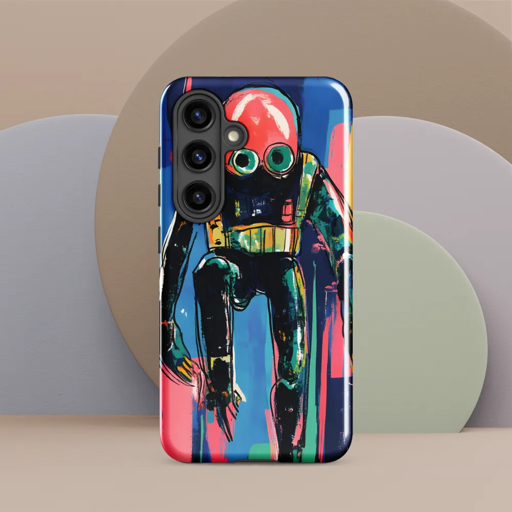 Diver in Vibrant Motion
