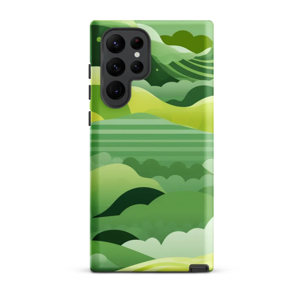 Tranquility in Green Waves