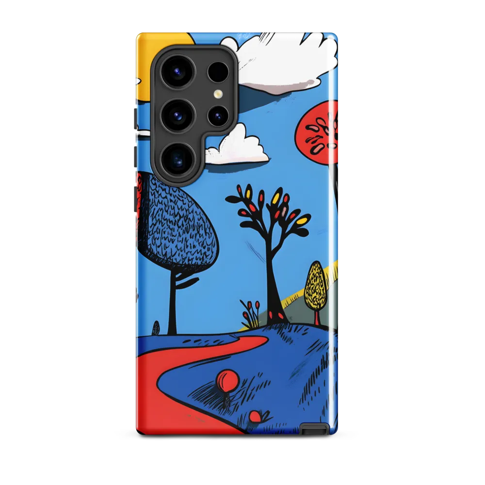A Playful Journey Through Whimsical Woods | Phone Case |  S24 Ultra | Tough Case | Glossy