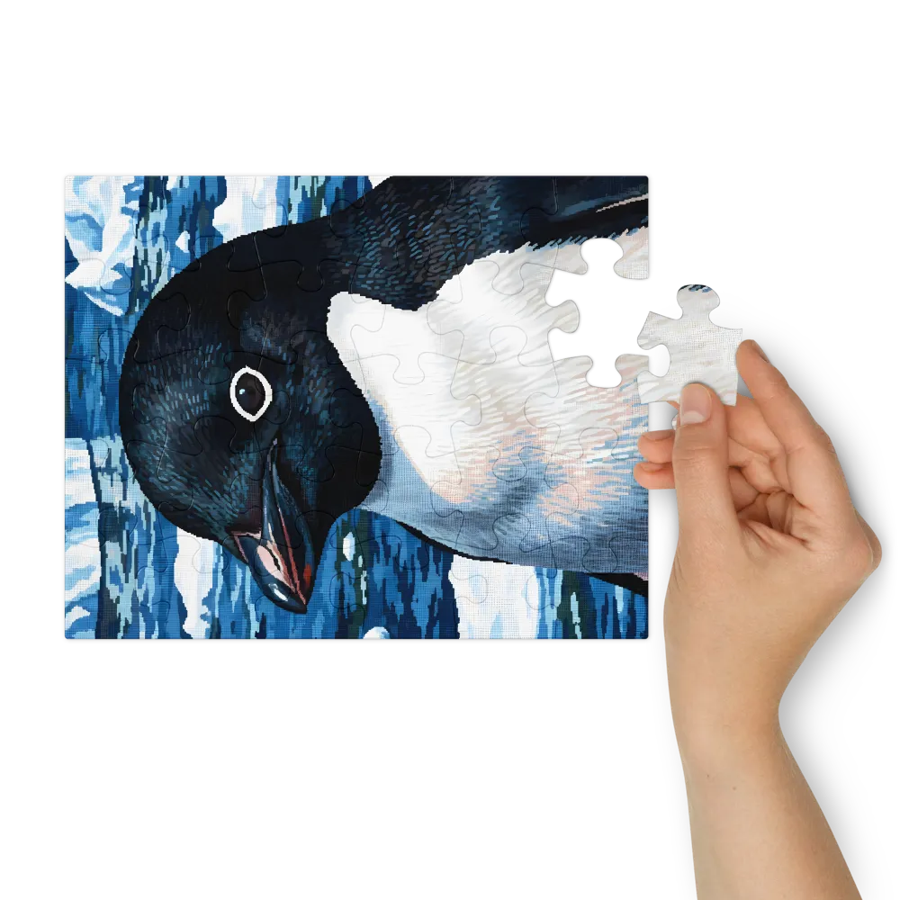 Penguin Portrait 
 Jigsaw Puzzle in Tin Box