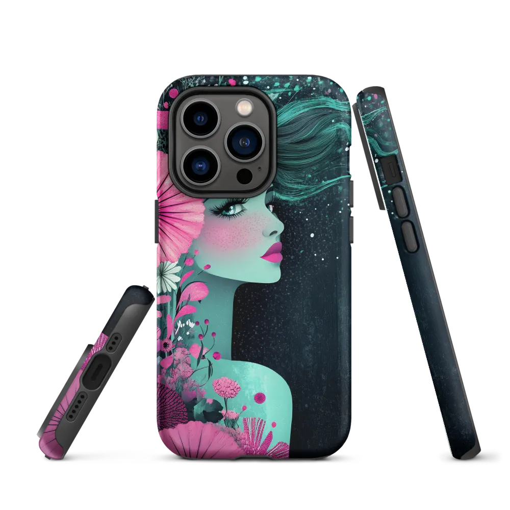 Floral Harmony: Portrait of Serenity
