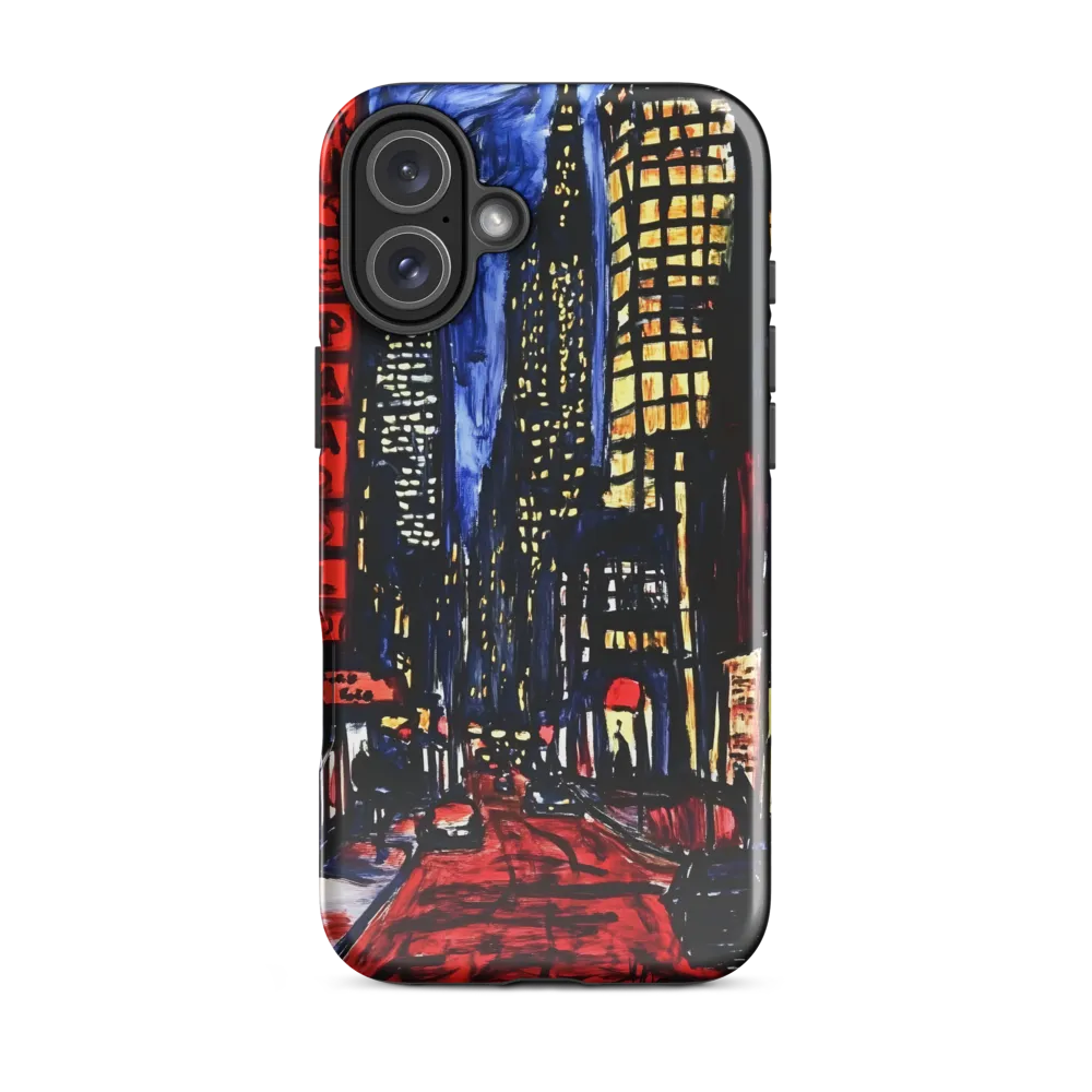 Urban Nightscape: A Journey Through Neon Lights