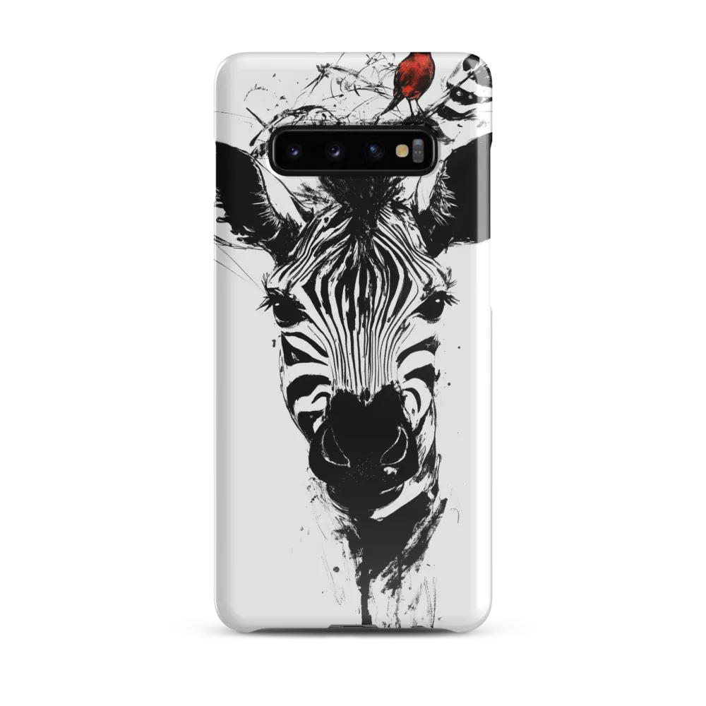 Majestic Stripes and Feathered Companions | Phone Case |  S10 Plus | Snap Case | Glossy