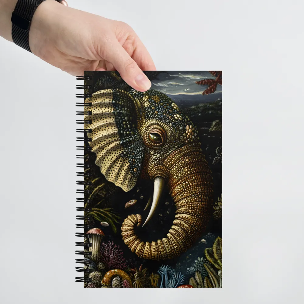 The Oceanic Elephant | Spiral Notebook