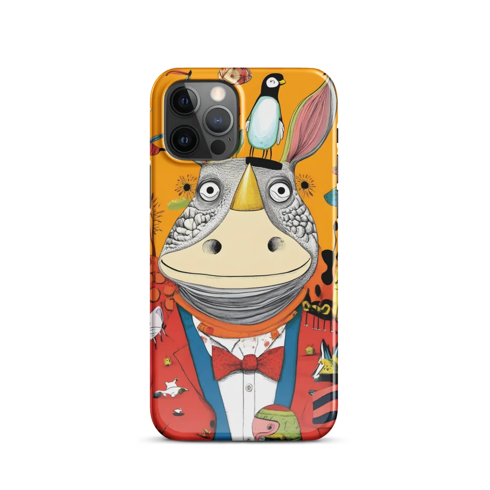 Whimsical Rhinoceros: A Playful Encounter