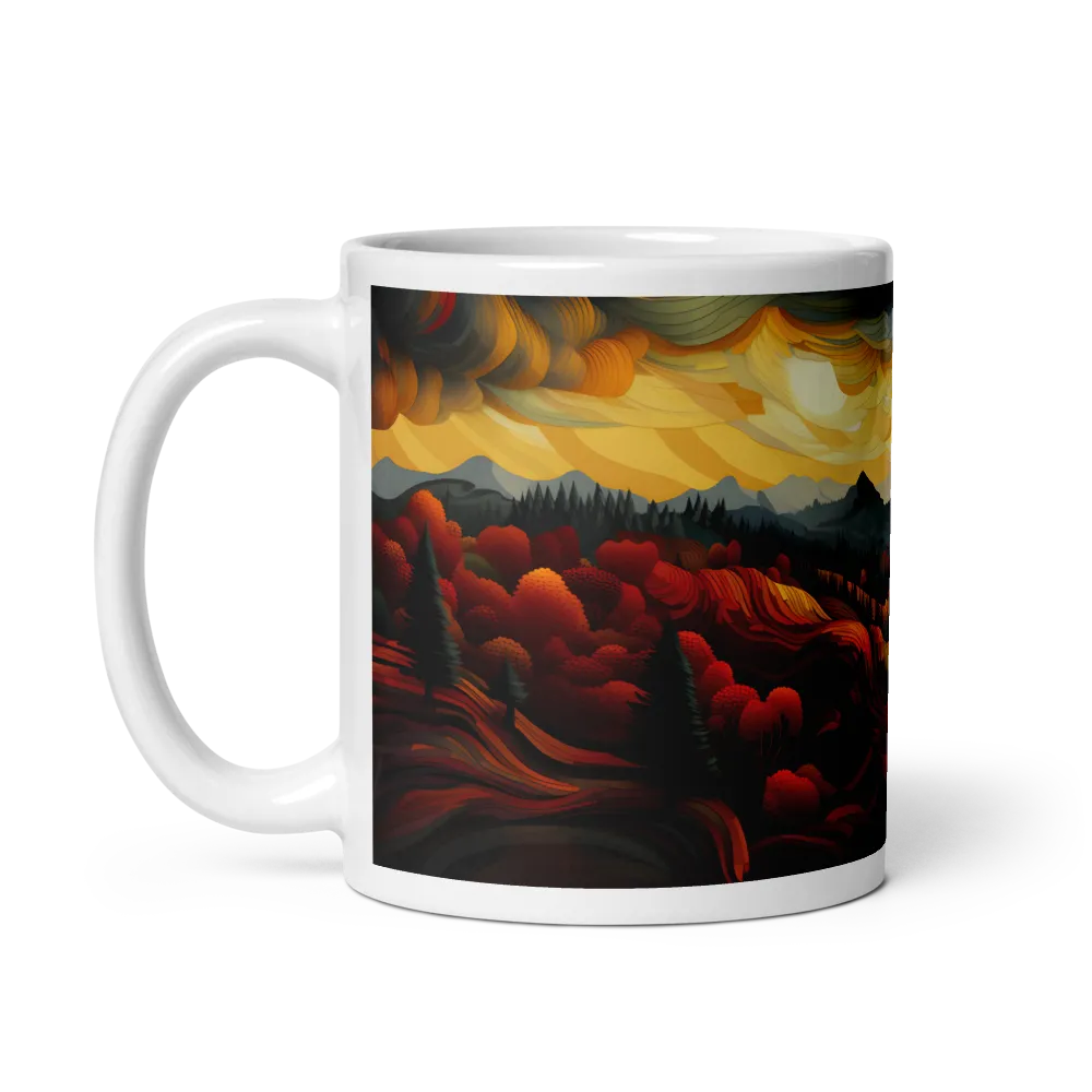 Ethereal Harvest | Mug with White inside | 11 oz