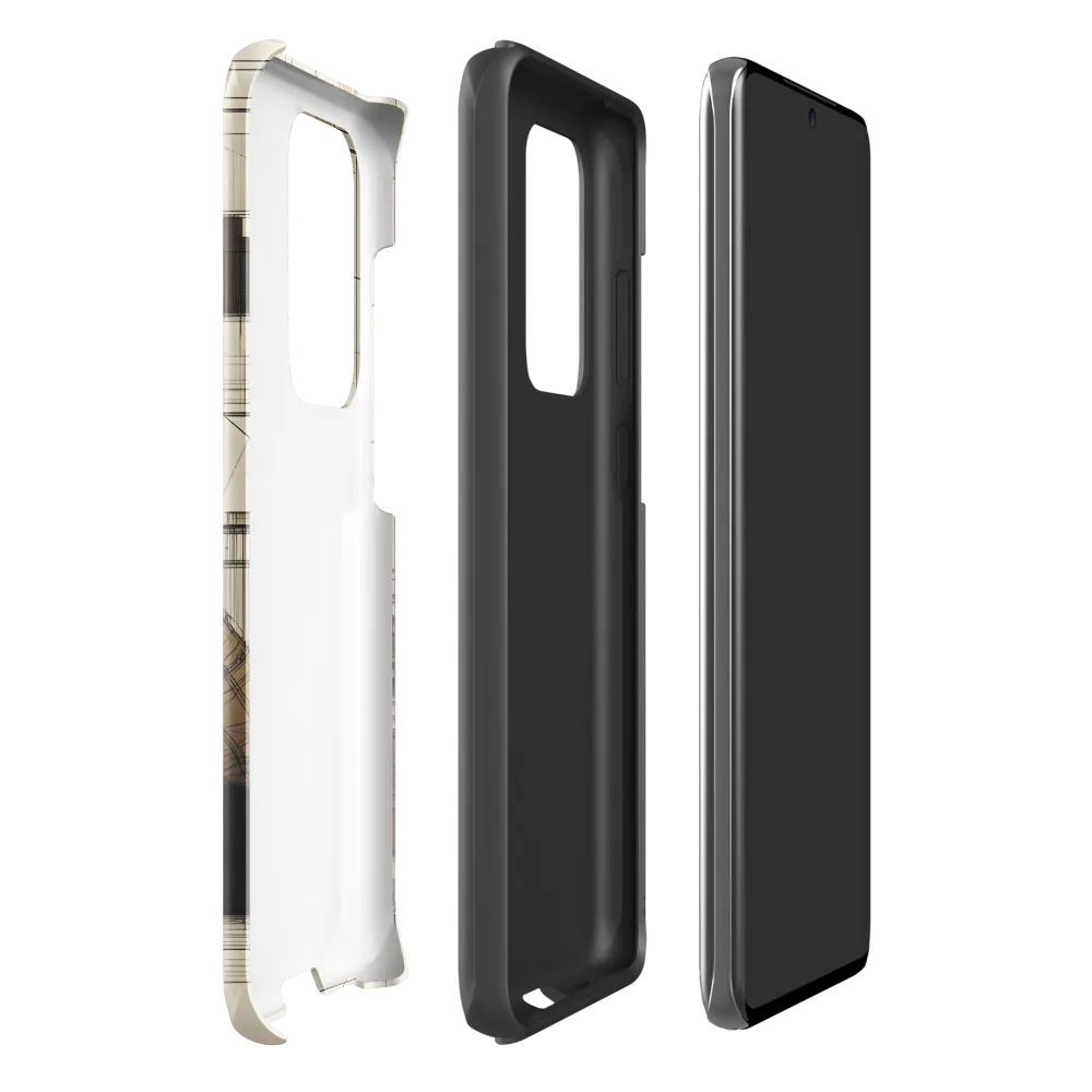 Quiet Reflections in Line | Phone Case |  S20 Ultra | Tough Case | Glossy
