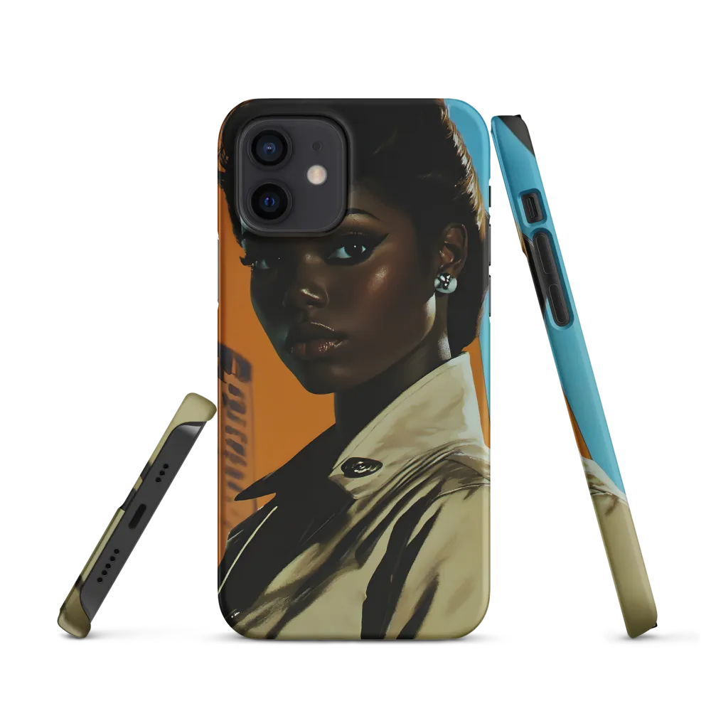 Urban Elegance: A Portrait of Confidence | Phone Case |  12 | Snap Case | Matte