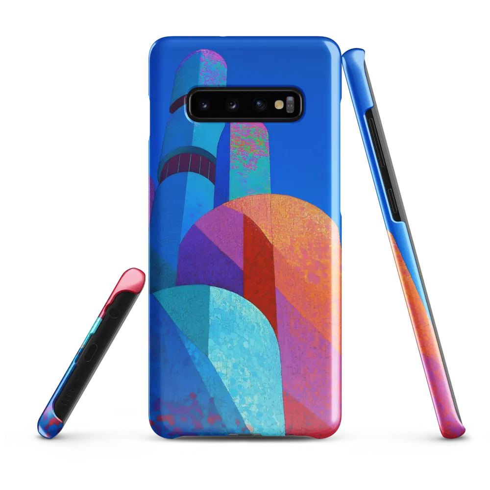 Vibrant Geometric Harmony | Phone Case |  S10 Plus | Snap Case | Glossy