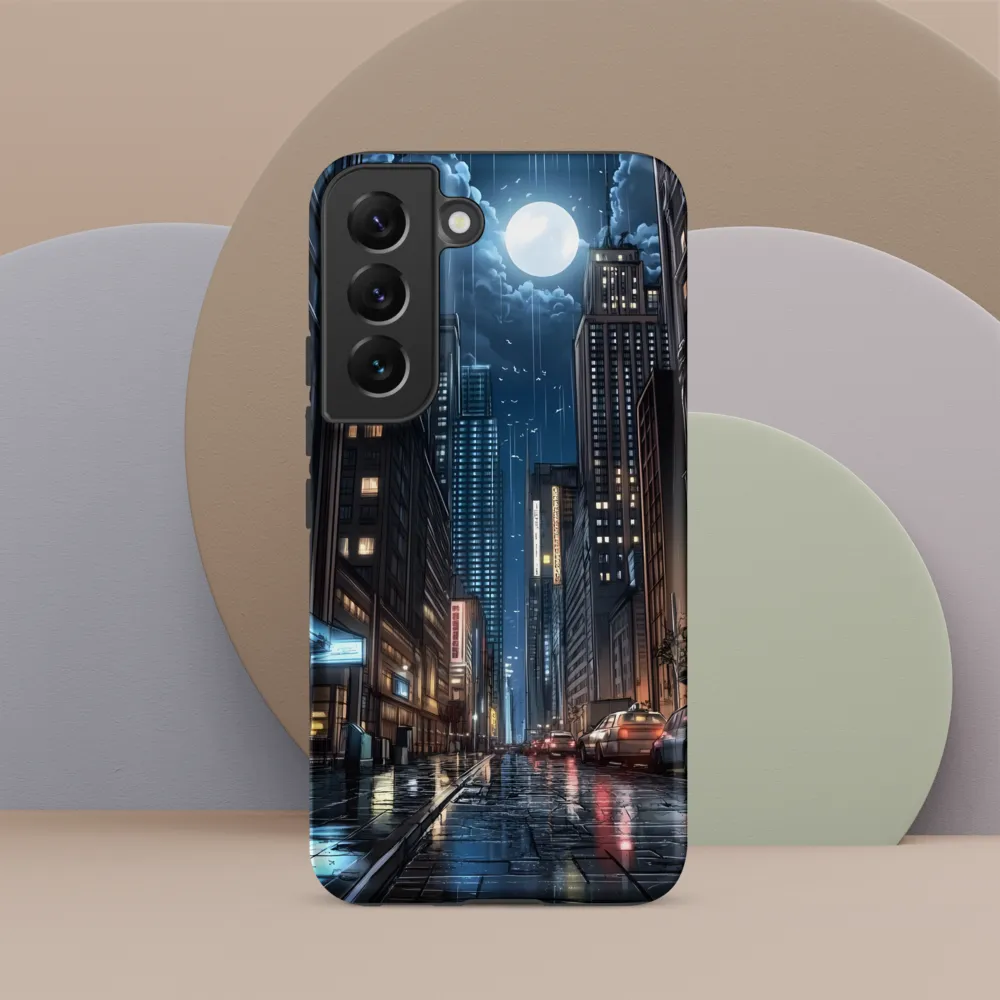 Moonlit Urban Serenity