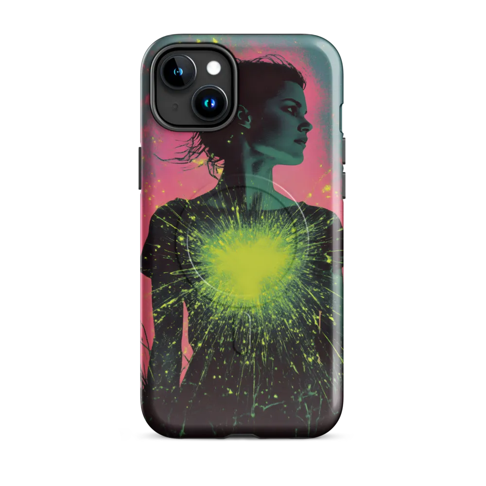 Cosmic Heart: A Surreal Portrait of Strength