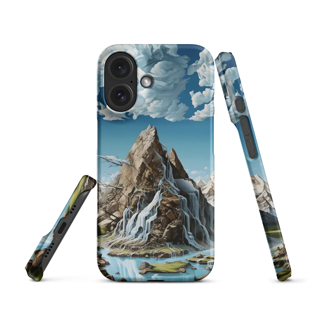 Majestic Cascade: A Mountain Masterpiece