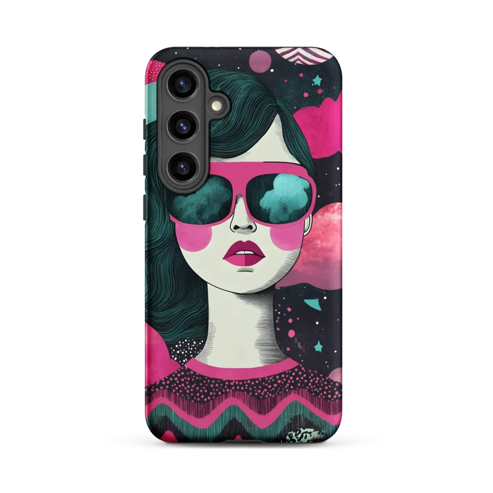 Chic Dreams: A Pop Art Portrait | Phone Case |  S24 Plus | Tough Case | Matte