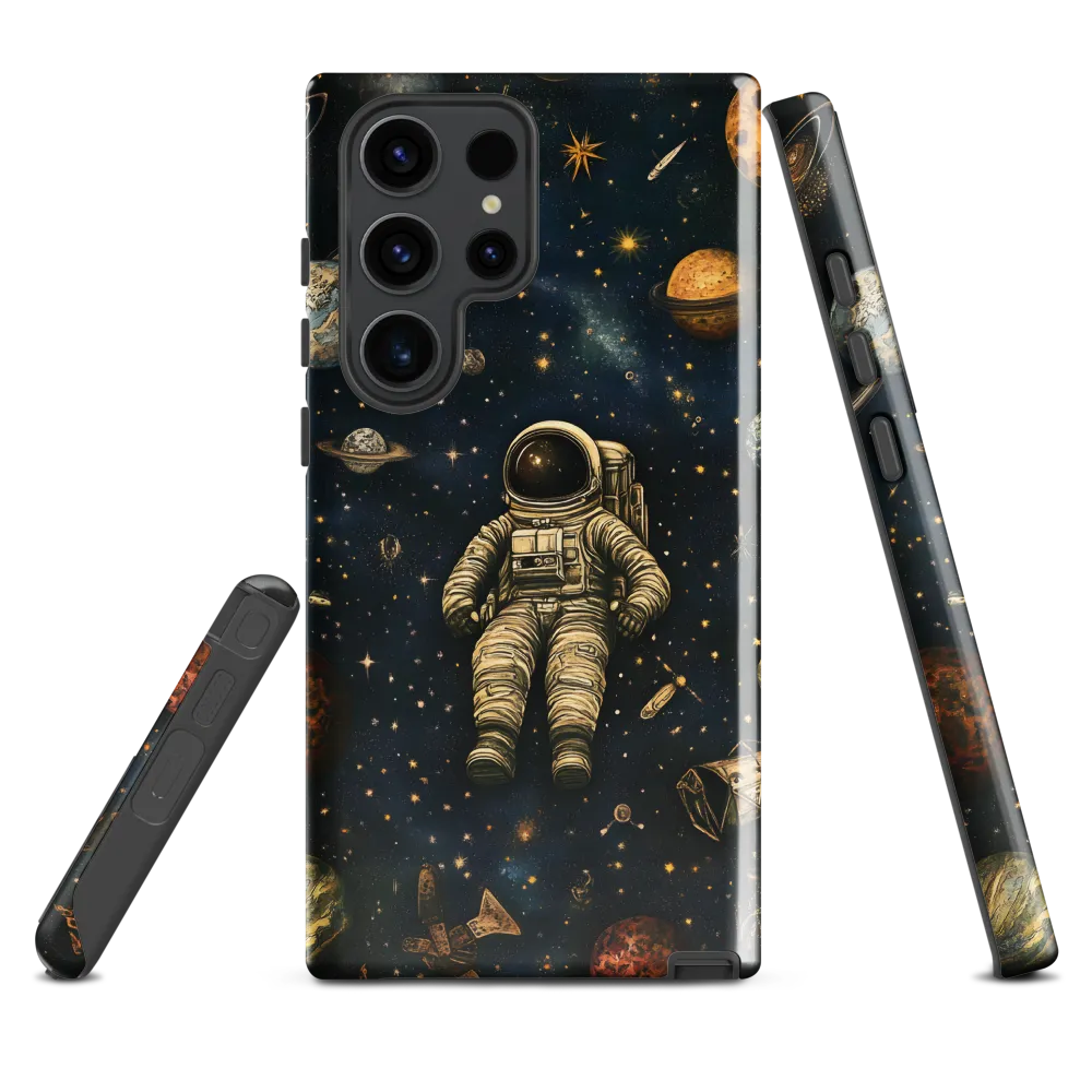 Cosmic Voyage: An Astronaut's Solitude
