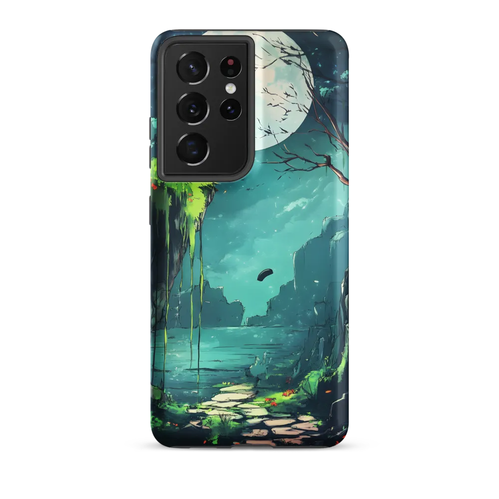 Moonlit Serenity: A Fantastical Landscape