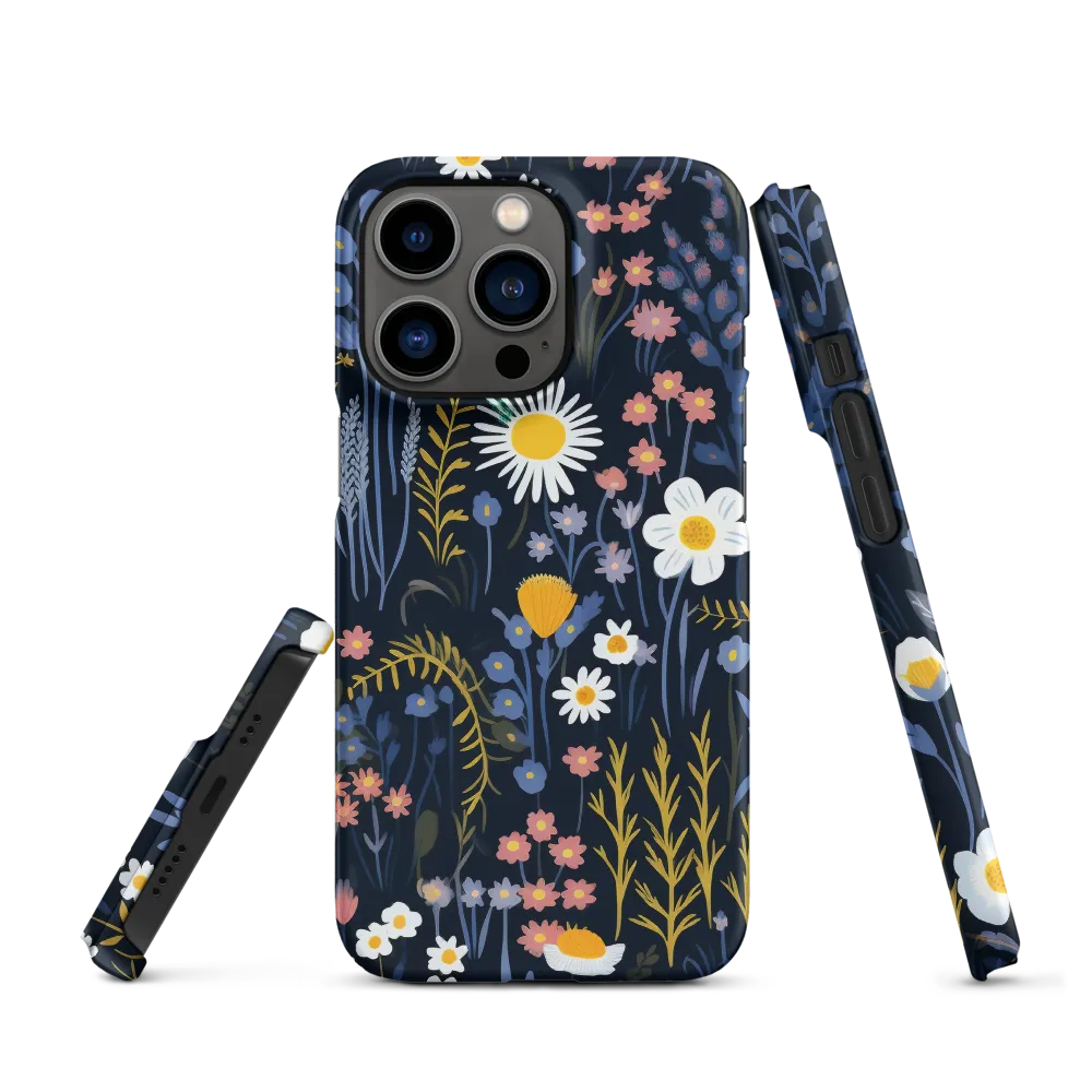 Botanical Harmony: A Floral Symphony | Phone Case |  13 Pro | Snap Case | Matte