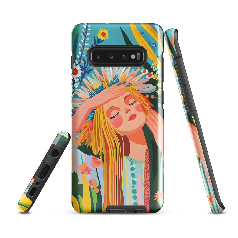 Blooming Serenity | Phone Case |  S10 Plus | Tough Case | Glossy