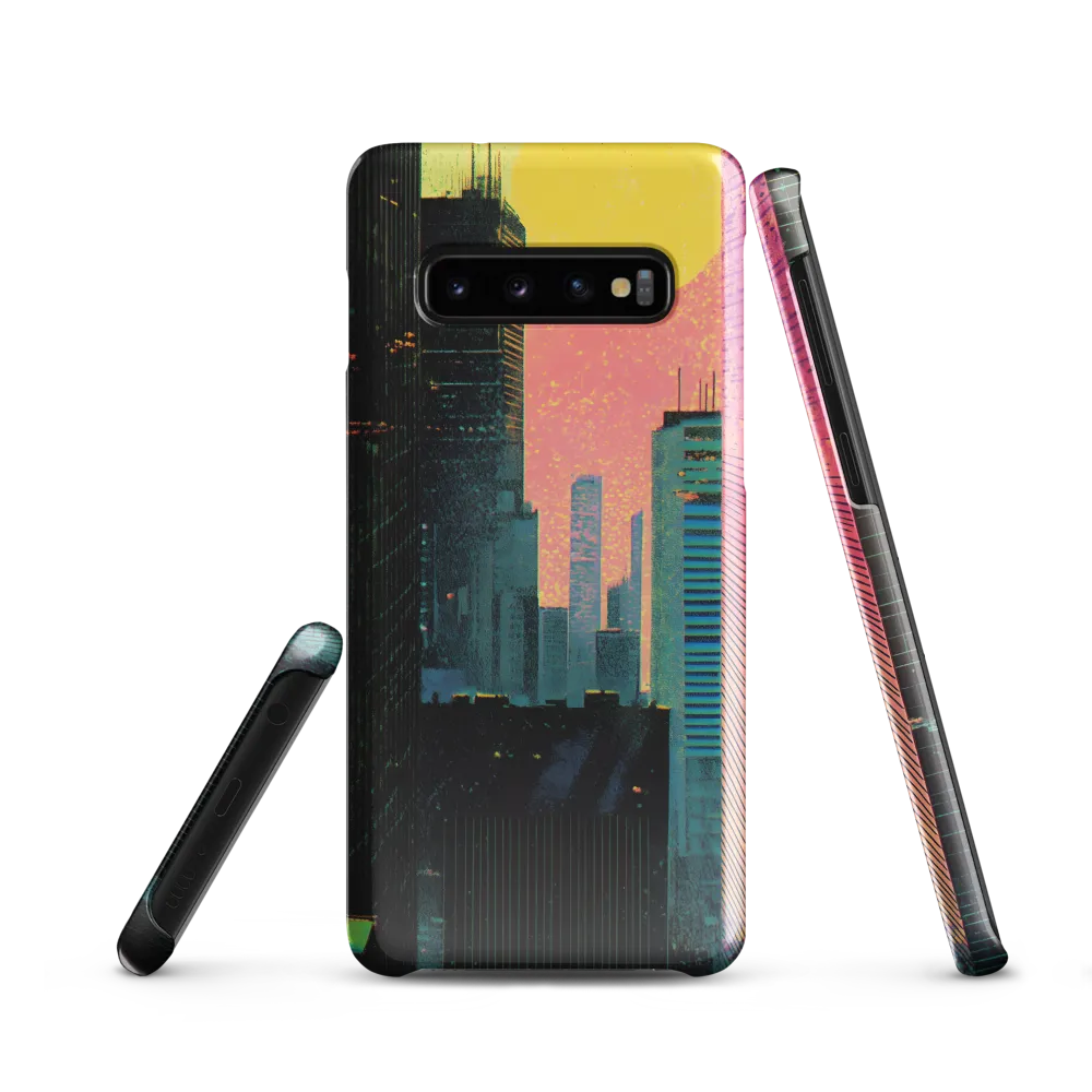 Nostalgic Urban Dreamscape | Phone Case |  S10 | Snap Case | Glossy