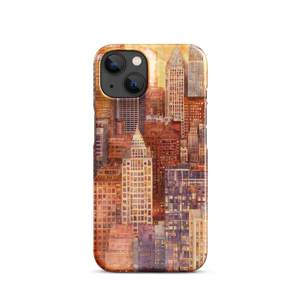 Golden Hour Over the City | Phone Case |  14 | Snap Case | Glossy