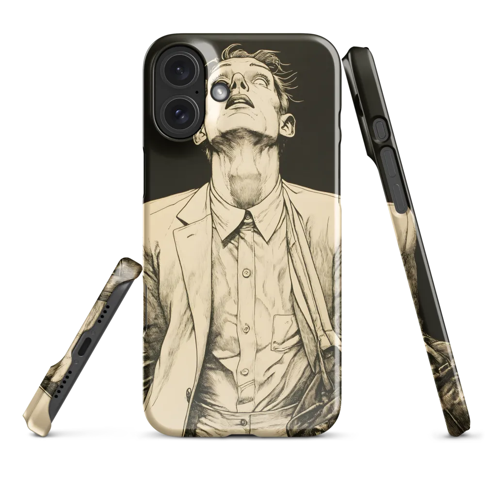 Desperate Gaze | Phone Case |  16 Plus | Snap Case | Glossy