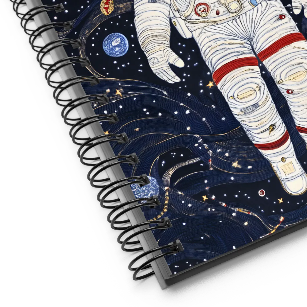 Beyond the Stars: An Astronaut's Journey | Spiral Notebook