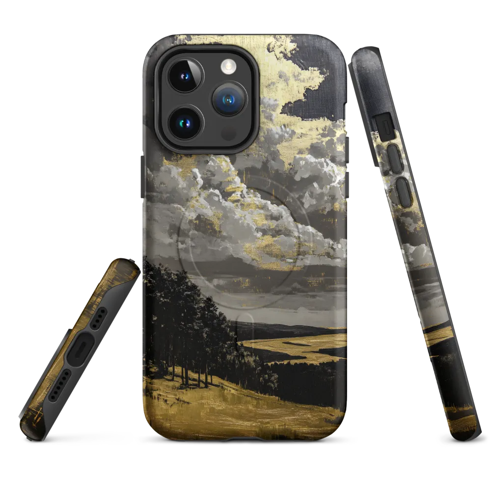 Golden Serenity in a Dramatic Sky | Phone Case |  14 Pro Max | MagSafe® Tough Case | Matte