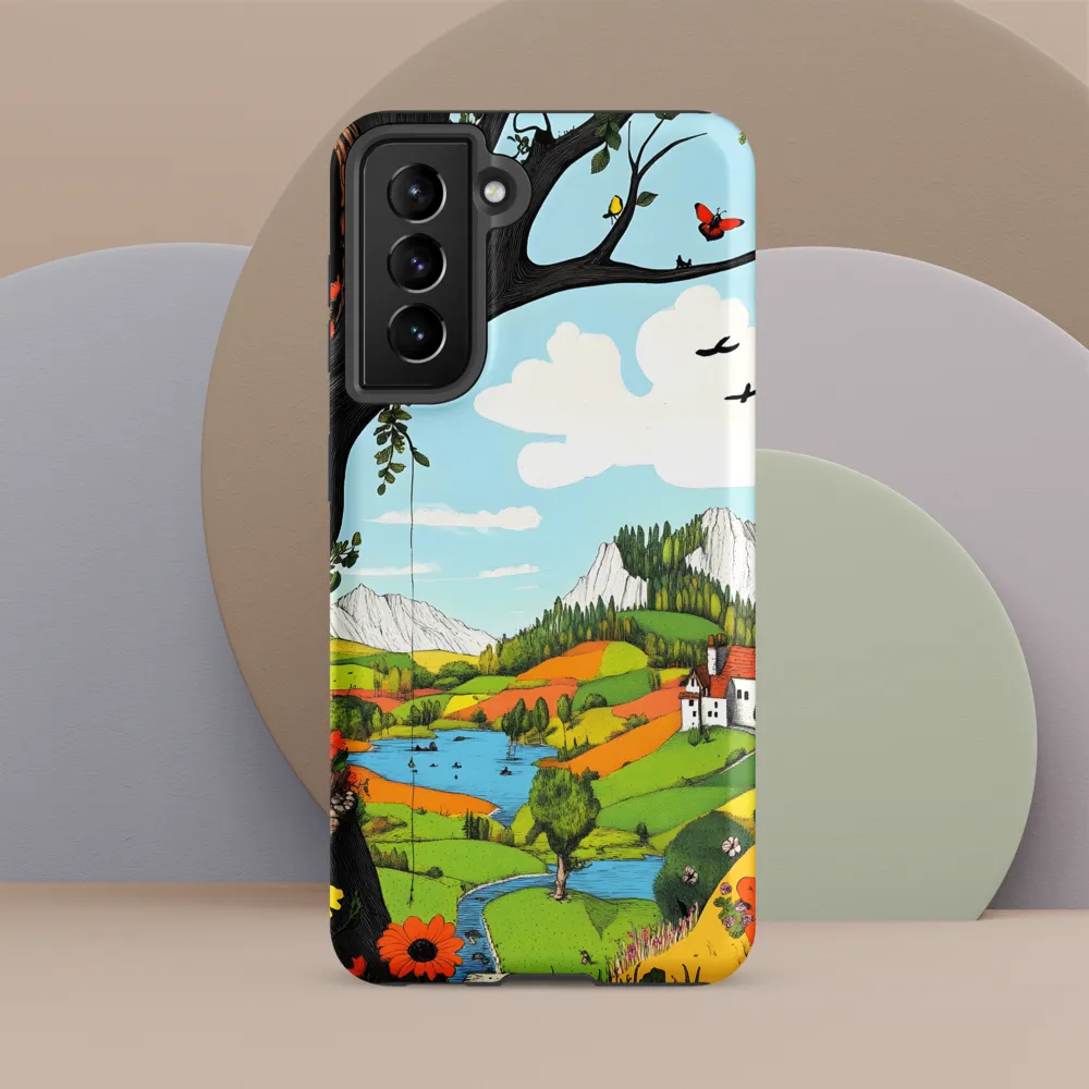 Whimsical Harmony in Nature | Phone Case |  S21 FE | Tough Case | Matte
