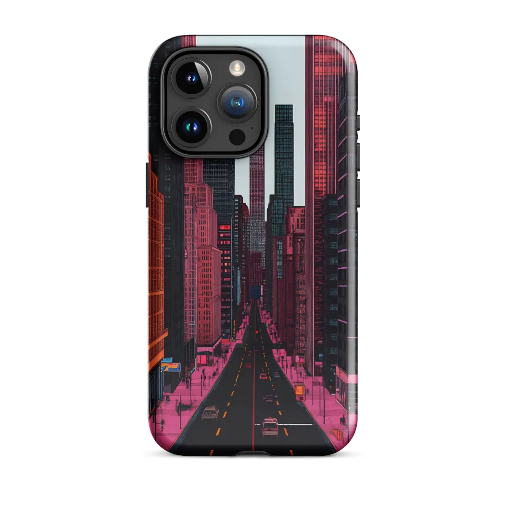 Urban Dreamscape: A Futuristic City | Phone Case |  15 Pro Max | Tough Case | Glossy