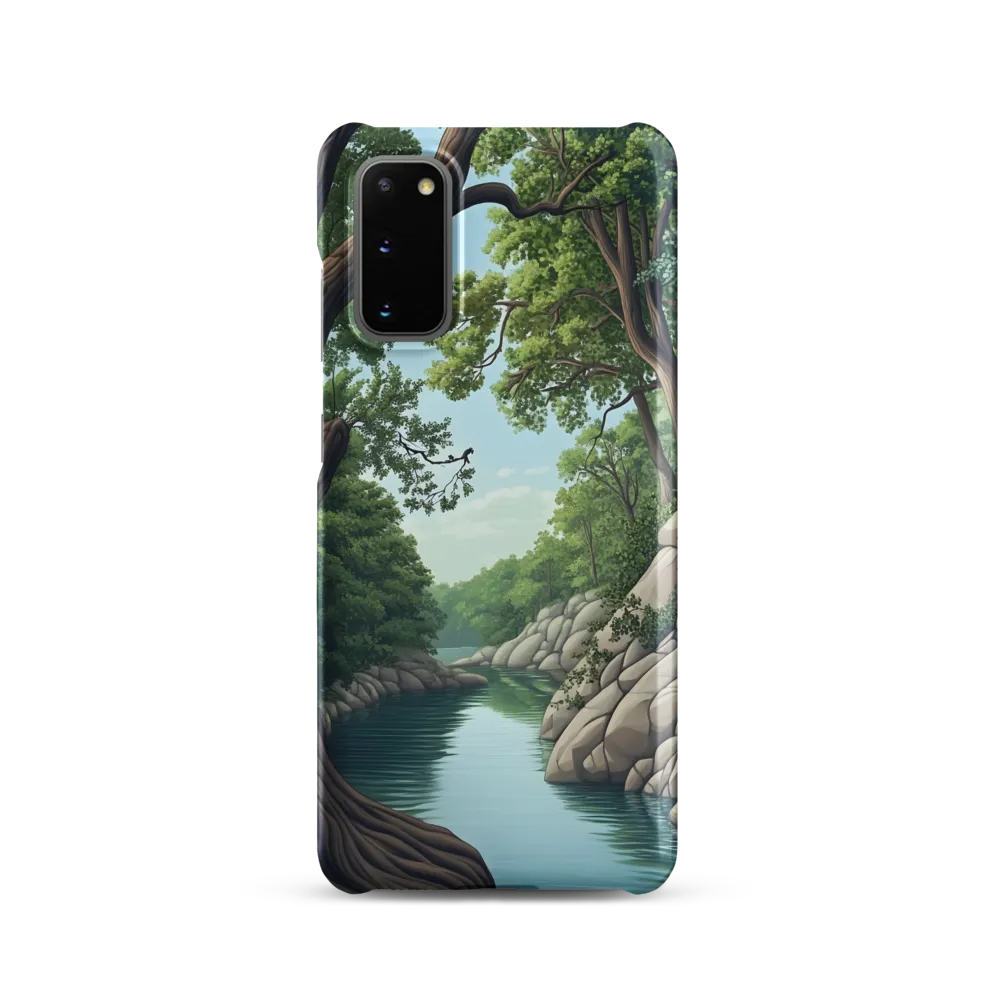 Tranquil Reflections: A Serene River Landscape