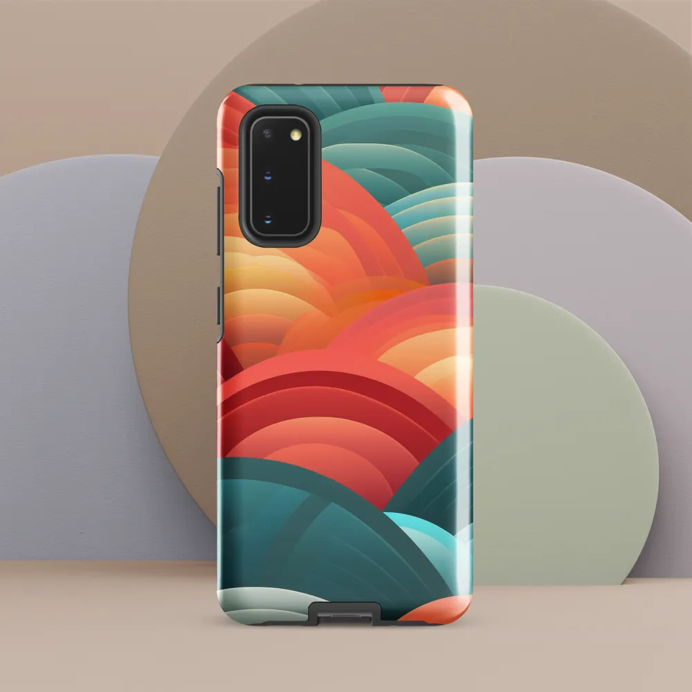 Rhythms of the Waves | Phone Case |  S20 | Tough Case | Glossy