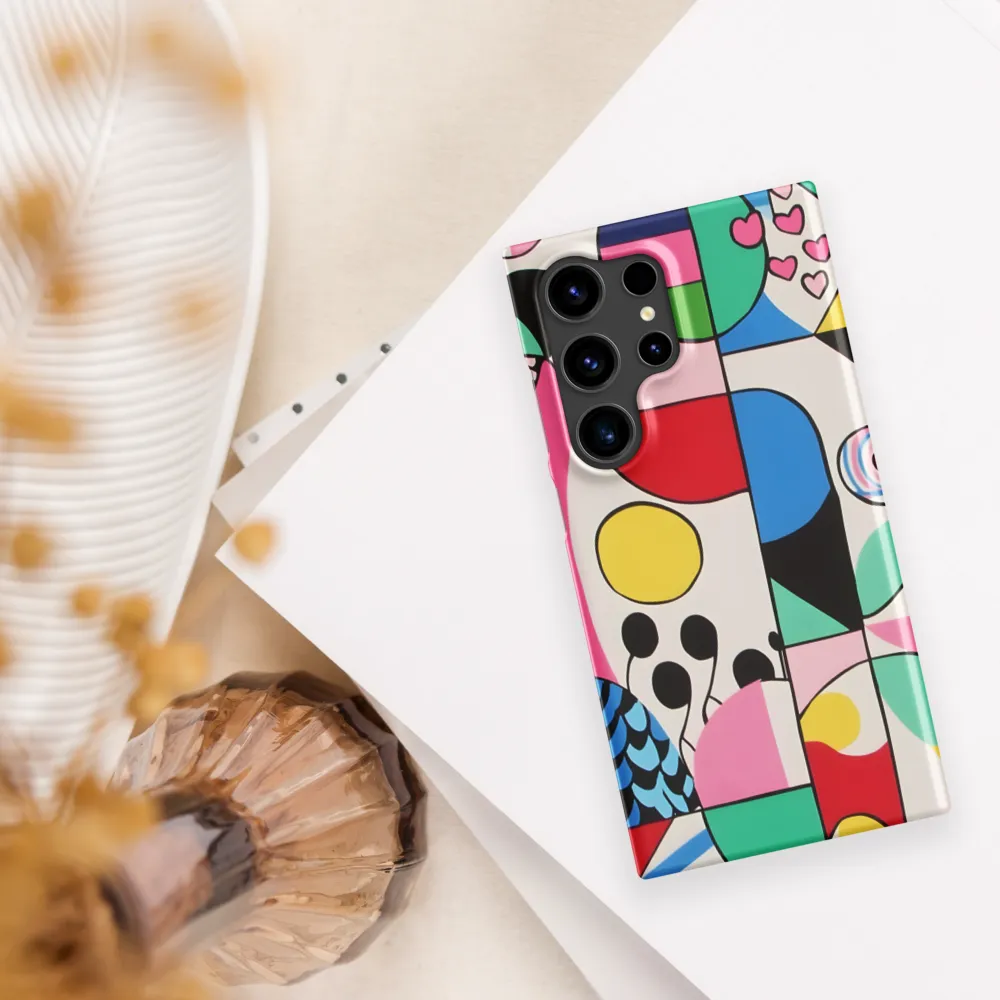 Dynamic Interplay of Shapes | Phone Case |  S24 Ultra | Snap Case | Matte